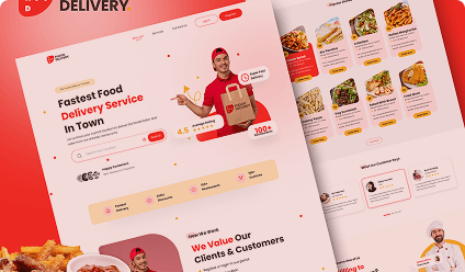 Food Delivery Landing Page
