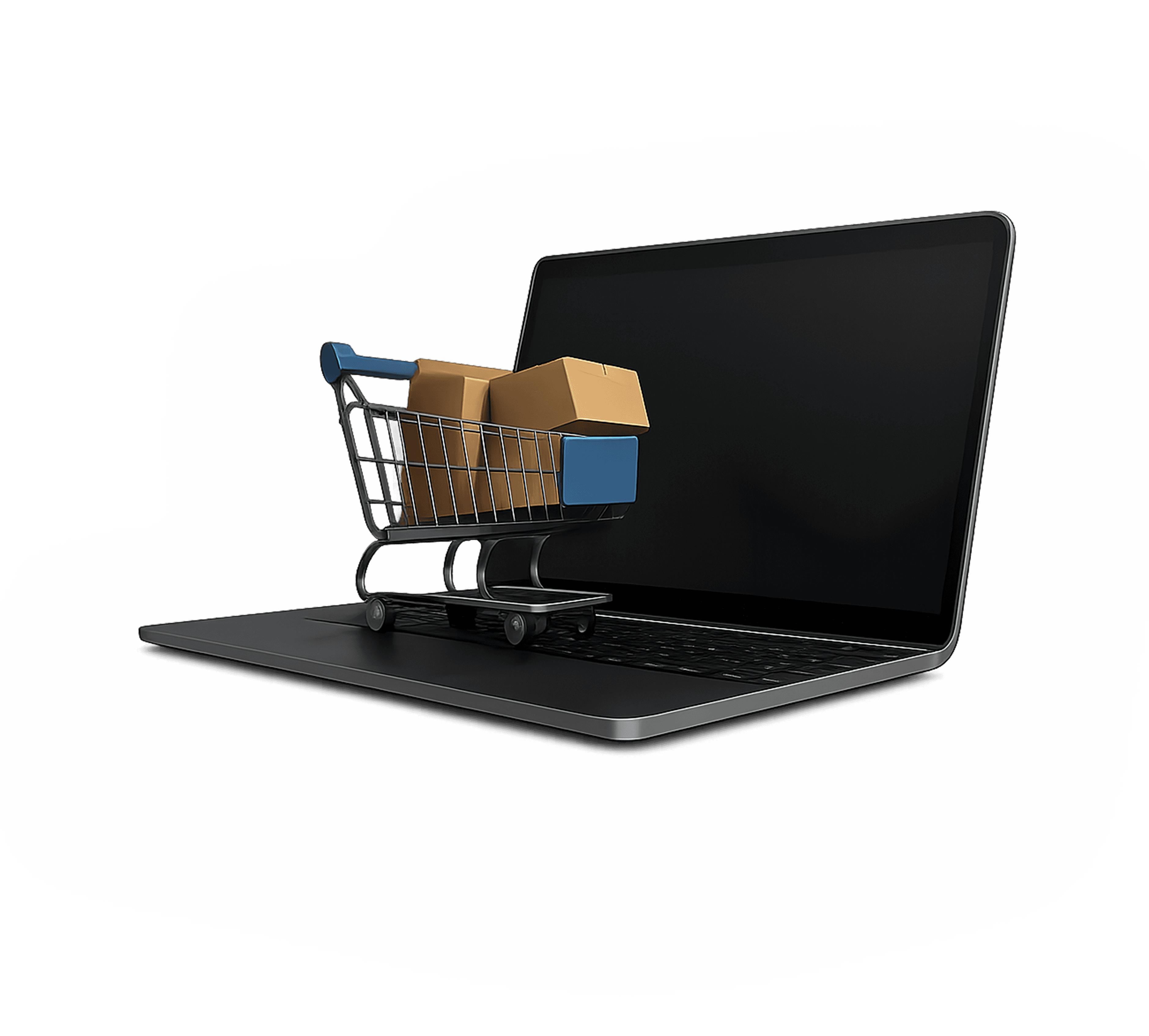 Modern responsive e-commerce website mockup